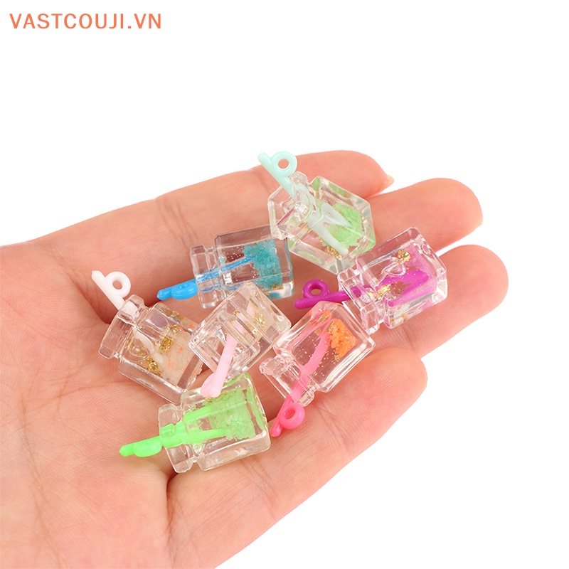 2 / 10 Ống Hút Mini Bằng Nhựa Phát Quang Dùng Làm Trang Sức DIY