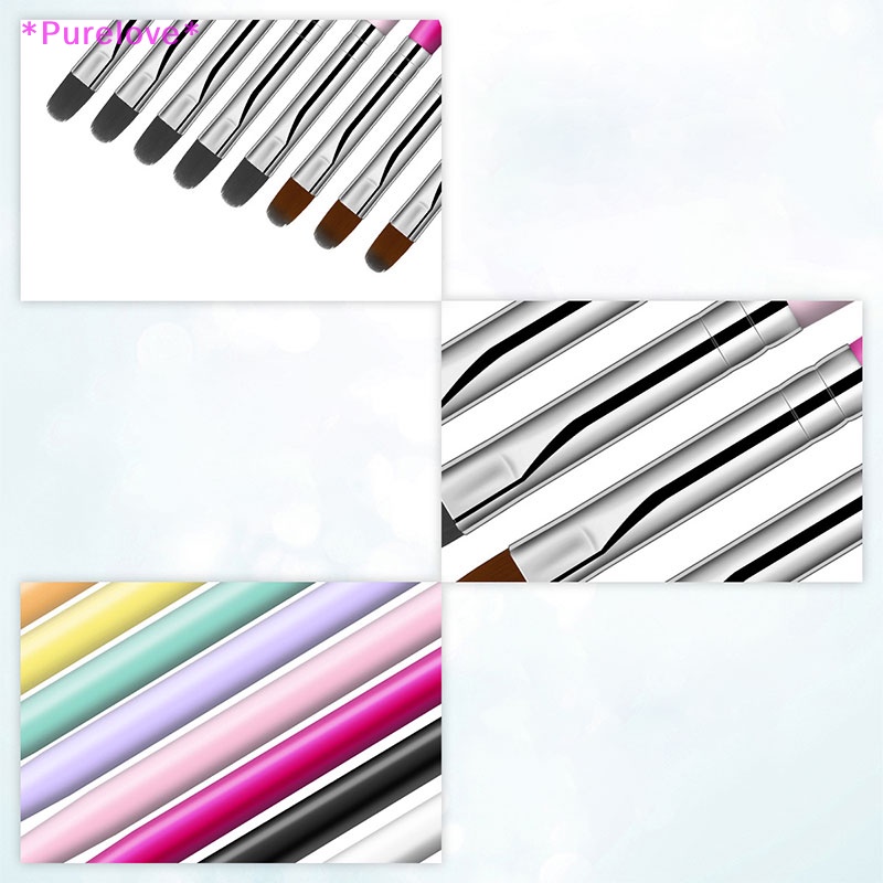 Cọ Trang Trí Móng Tay Nghệ Thuật Màu Gradient Tiện Dụng Mới