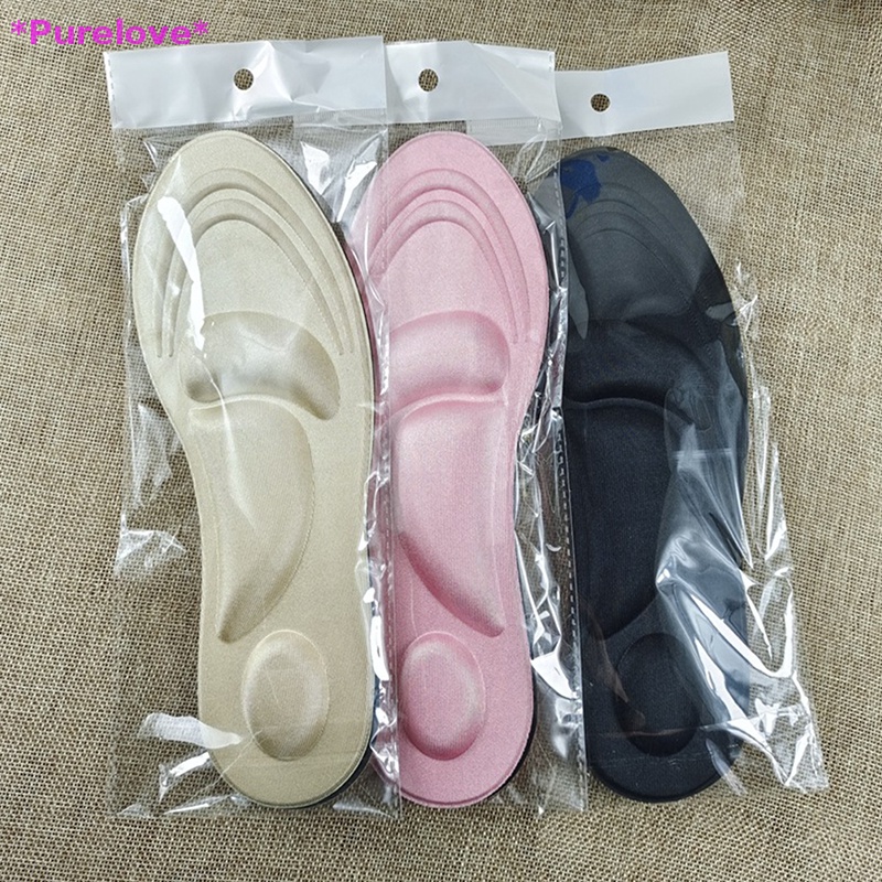 Cặp Đệm Lót Giày 4D Thoáng Khí Giảm Đau Tiện Dụng Mới