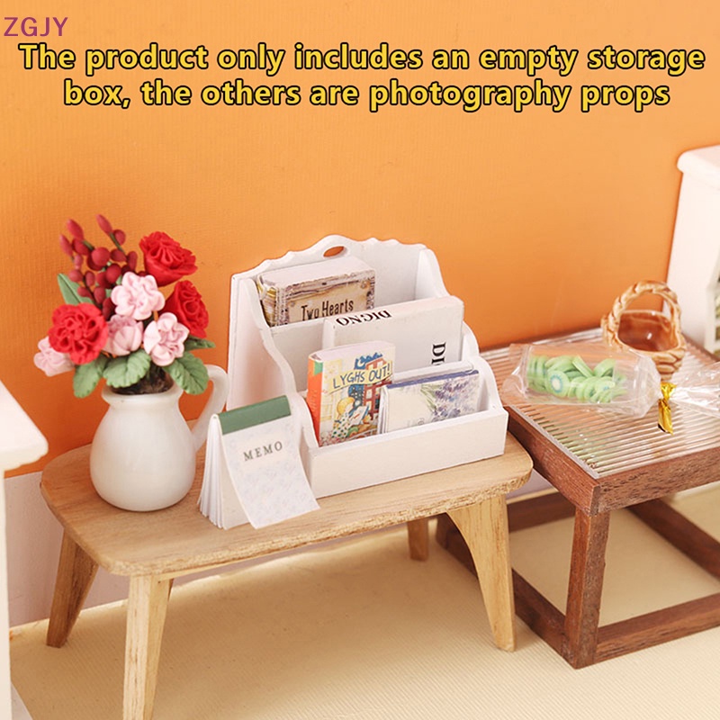 Hộp Đựng Sắp Xếp Đồ Dùng Để Bàn Trang Trí Nhà Búp Bê 1: 12 Mới