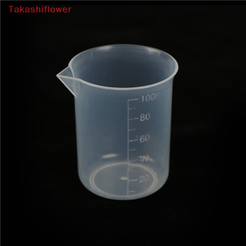 Set 2 Cốc Đo Lường 100mL Bằng Nhựa Trong Suốt Tiện Dụng