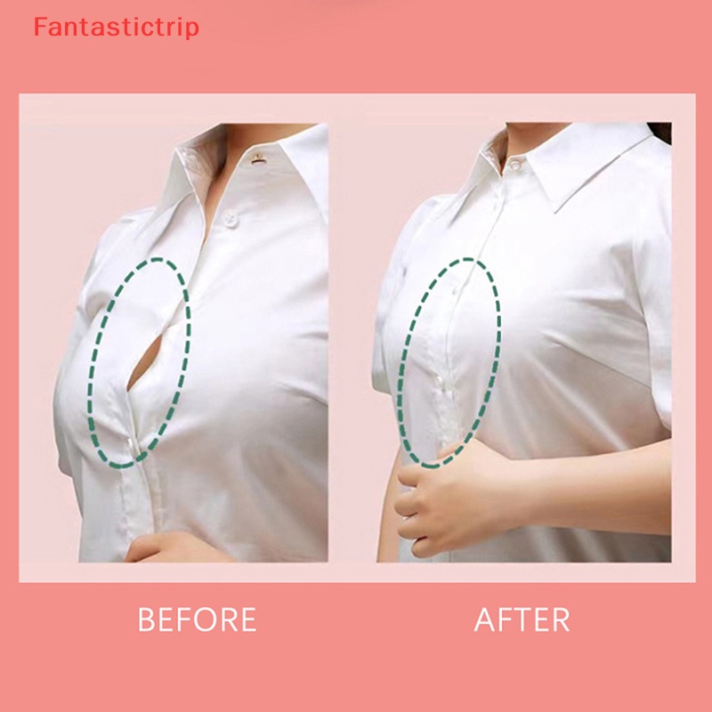 [Fantastictrip] Set 50 Băng Keo Hai Mặt Trong Suốt Thời Trang Cho Quần Áo / Đầm