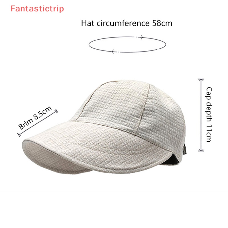 [Fantastictrip] Nón Panama Vành Rộng Chống Nắng Gấp Gọn Điều Chỉnh Được Dành Cho Nữ Đi Biển Ngoài Trời Mới