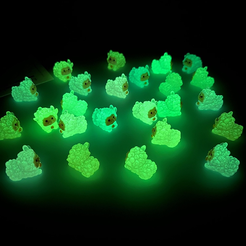 Bộ 2 Tượng Cừu Louisheart Mini Phát Sáng Dùng Để Trang Trí