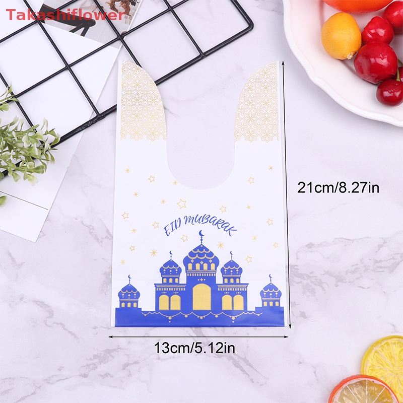 Set 50 Túi Đựng Kẹo Hình Tai Thỏ Phong Cách Hồi Giáo