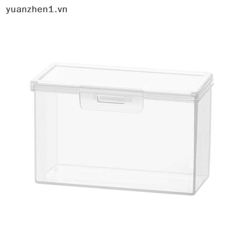 1 Hộp Nhựa Trong Suốt Đựng Ảnh Thẻ Để Bàn Tiện Lợi