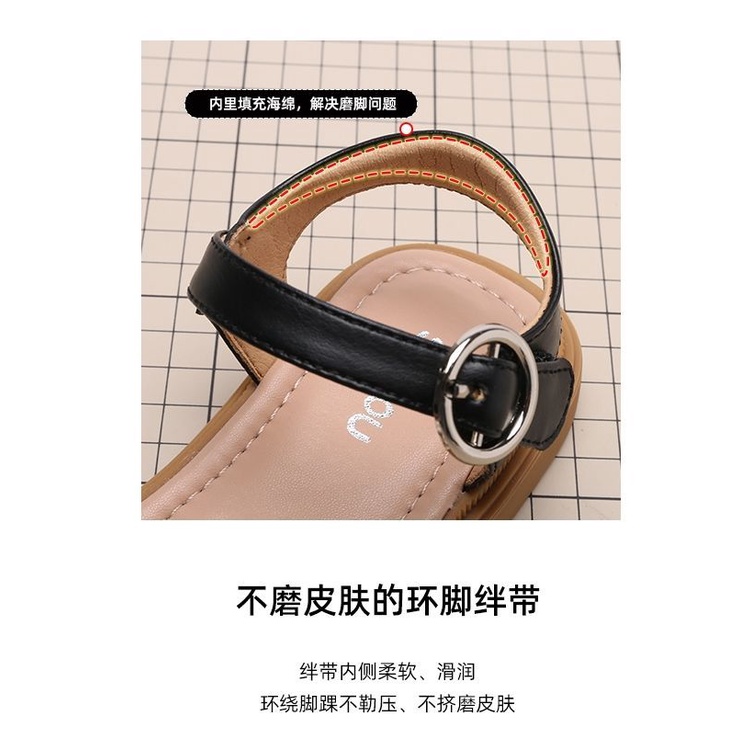 Giày Công Chúa Đế Mềm Thời Trang Mùa Hè 2023 Cho Bé Gái 5-6 - 7-8 Tuổi