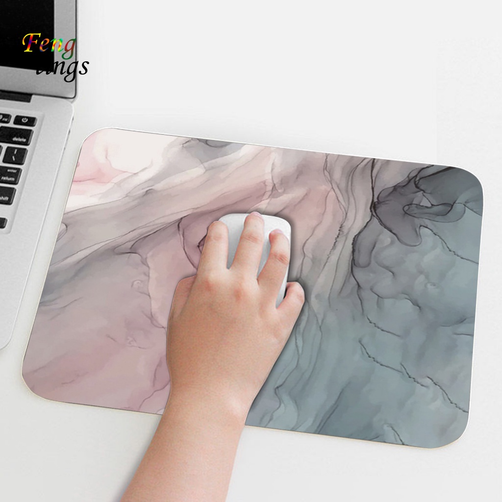 Tấm Lót Chuột Mềm Mại Chống Trượt In Họa Tiết Tranh Sơn Dầu Mây Dành Cho Văn Phòng