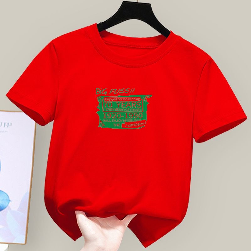 Áo Thun Unisex Cổ Tròn Siêu Nhẹ Cho Bé Trai
