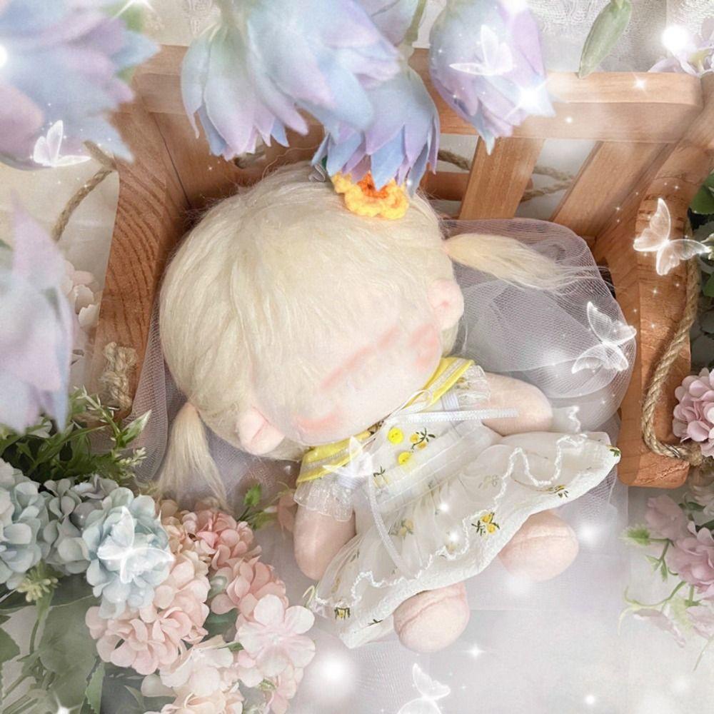 Băng Đô Vải Ren Xinh Xắn Cho Búp Bê 20CM