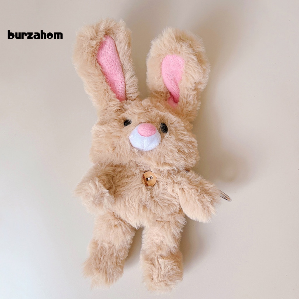 Vỏ Bảo Vệ Hộp Sạc Tai Nghe AirPods 1 / 2 / 3 / Pro Hình Thỏ Nhồi Bông Gắn Móc Treo Chống Rơi / Sốc