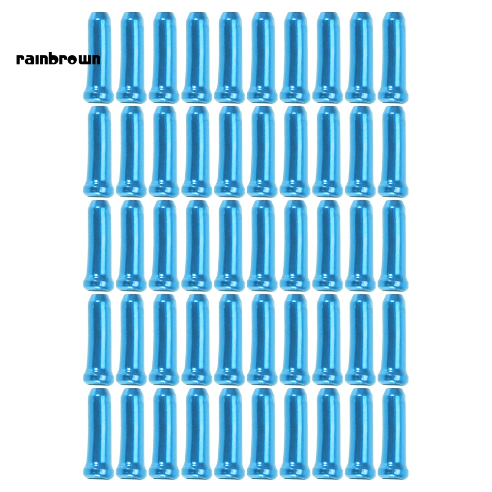 Set 50 Nắp Đậy Dây Phanh Xe Đạp Bằng Nhôm