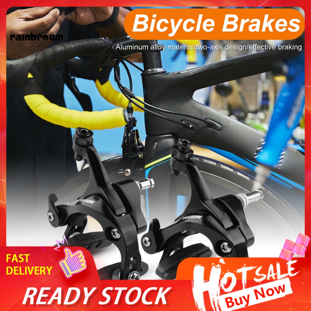 Bộ 2 Phanh Trước Và Sau Bằng Hợp Kim Nhôm Tháo Gỡ Nhanh Cho Xe Đạp Hầu Hết Các Loại Xe Đạp