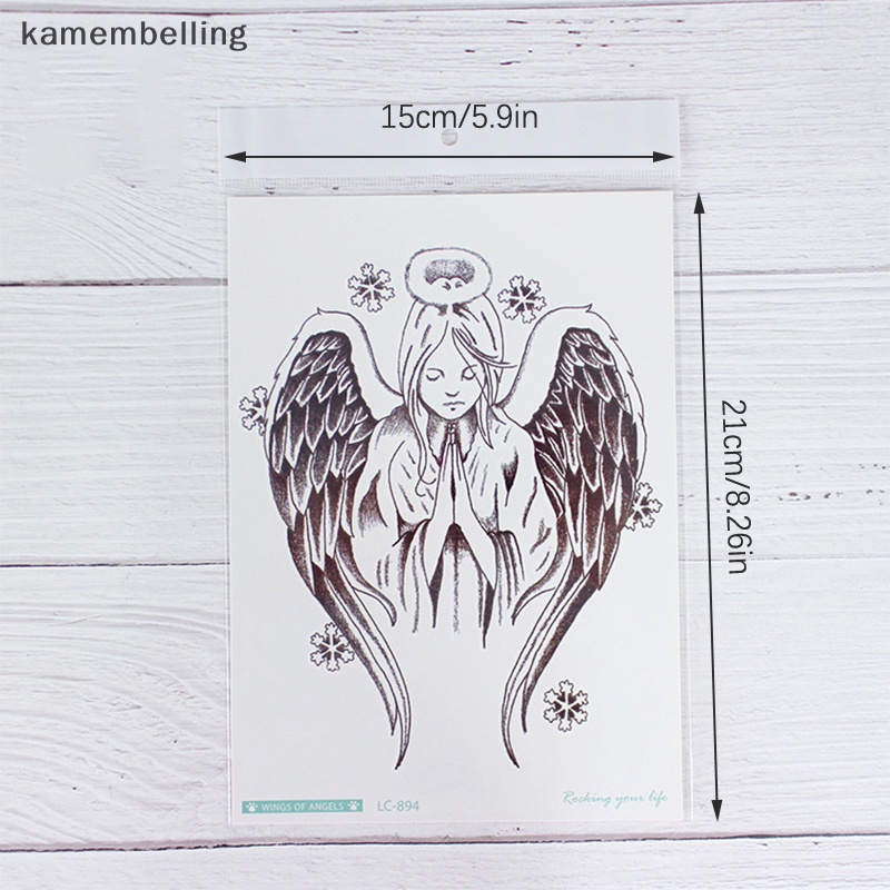 1 Tấm Hình Xăm Dán Cánh Thiên Thần Dành Cho Nam Và Nữ