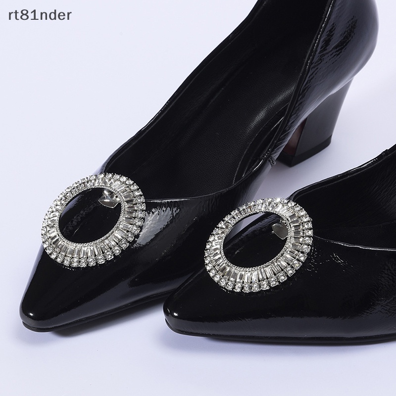 Rt 1 Kẹp Đính Đá Lấp Lánh Trang Trí Giày Cao Gót Cho Cô Dâu
