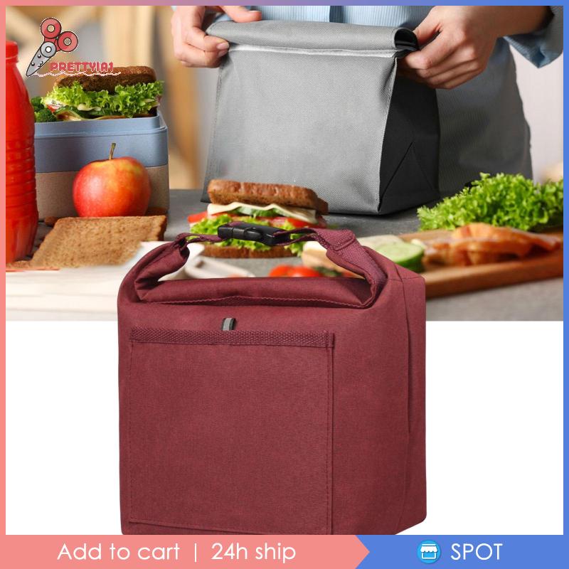 [Prettyia1] Túi Tote Cách Nhiệt Đi Biển Màu Xám Cho Nam