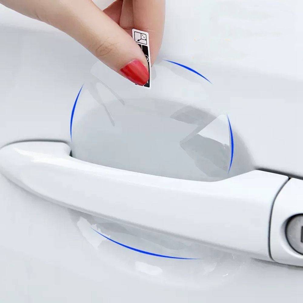 Bộ 5 Miếng Dán Bảo Vệ Tay Cầm Cửa Xe Hơi Chống Trầy Tiện Dụng