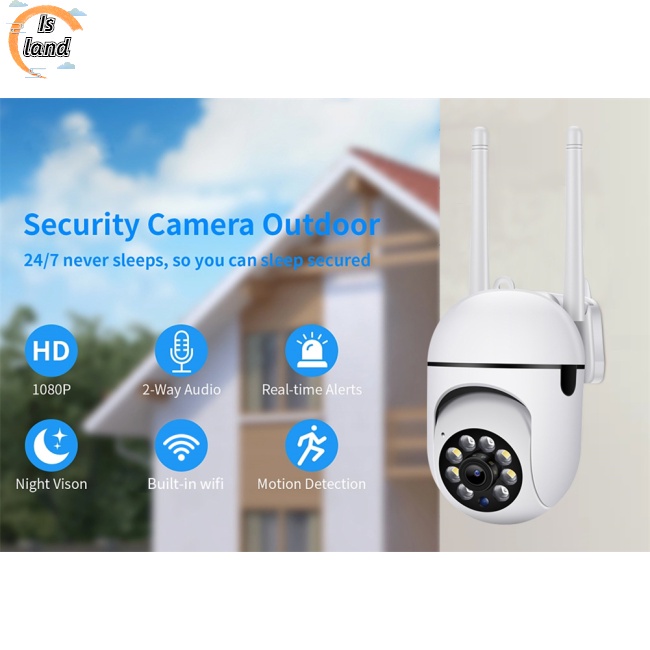 Máy Quay An Ninh 3mp Hd Ip 2.4g Wifi Không Dây Có Cảm Biến Chuyển Động Ban Đêm
