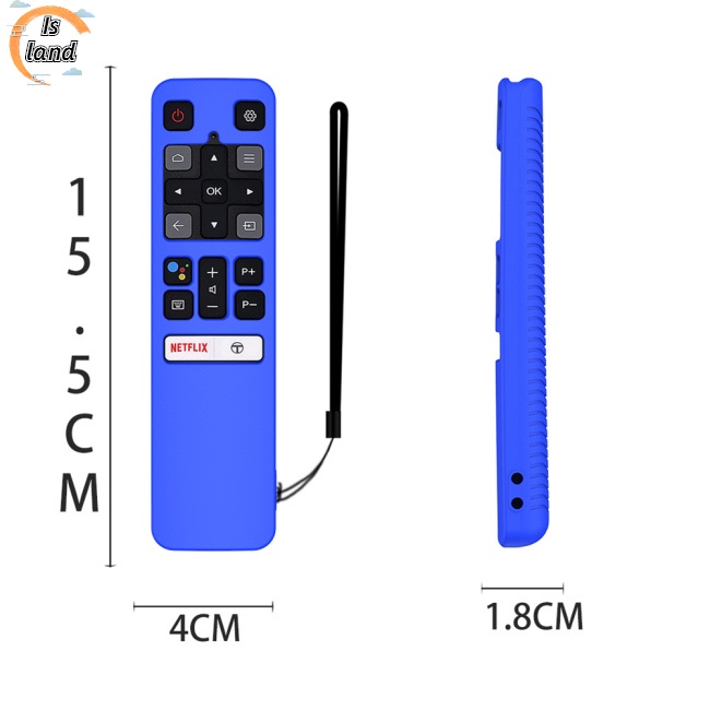 Vỏ Silicon Bọc Điều Khiển Từ Xa Chống Sốc Chống Bụi Cho Tcl Rc802v Fnr1 Fmr1