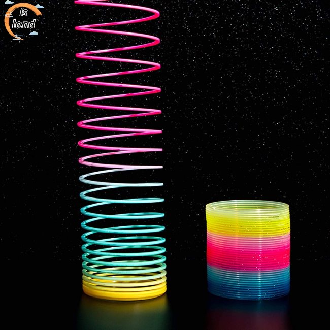 [IS] Đồ Chơi Vòng Lò Xo Ma Thuật Nhiều Màu Sắc Phù Hợp Với Mùa Xuân Nóng Bỏng Cho Bé