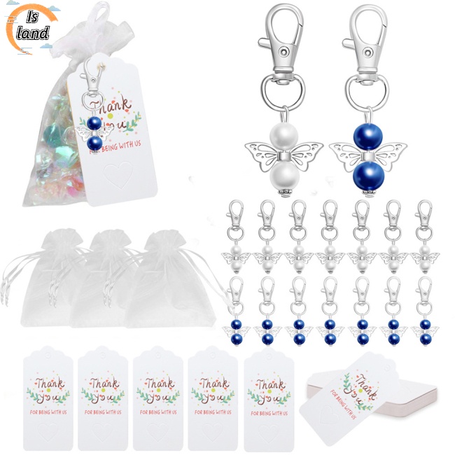 [IS] Set 20 Set Móc Khóa Thiên Thần Vệ Binh Đầy Màu Sắc Làm Quà Lưu Niệm / Trang Trí