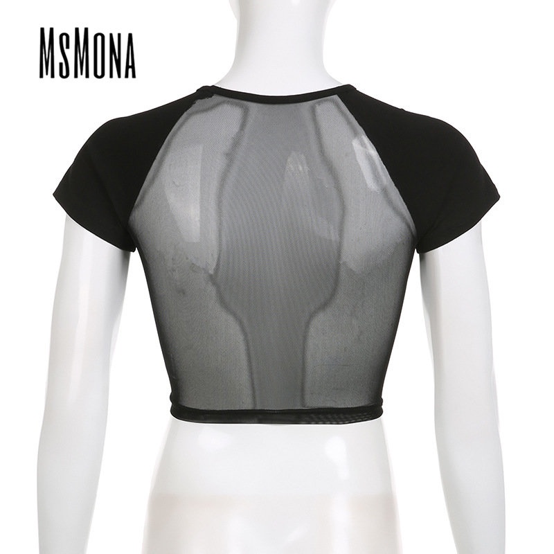 Áo Thun Tay Ngắn Dáng Ôm Màu Trơn In Chữ Thời Trang 2023 Quyến Rũ Cho Nữ