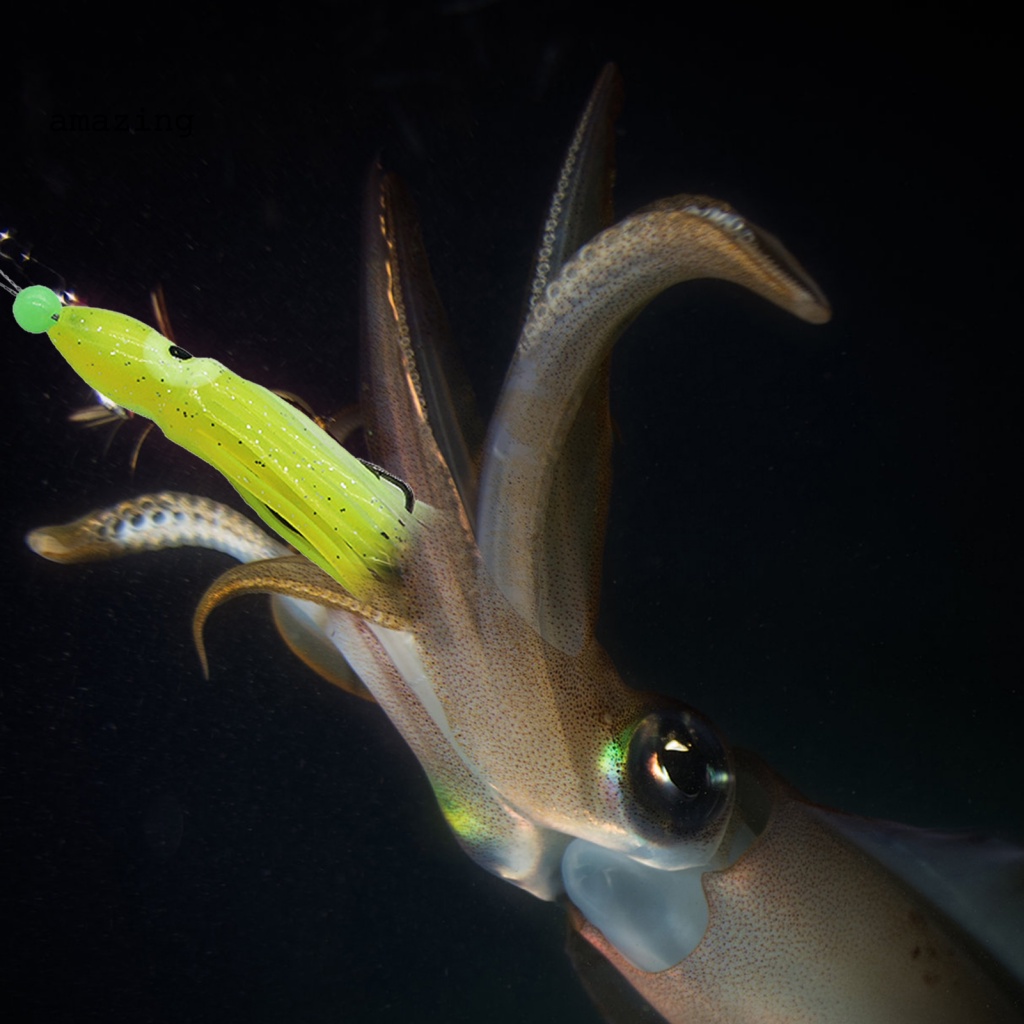 Mồi Giả Câu Cá Silicone Hình Bạch Tuộc 16cm / 8g