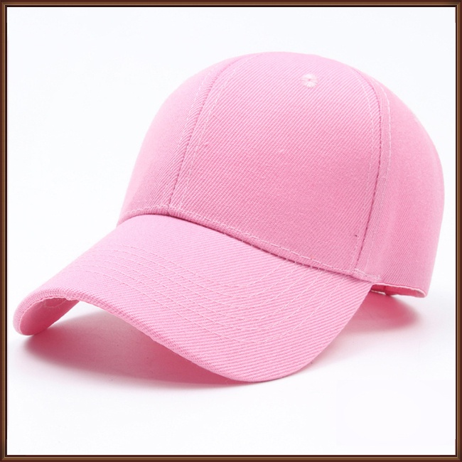 Mũ Lưỡi Trai Vành Cong Màu Sắc Đơn Giản Thời Trang Unisex