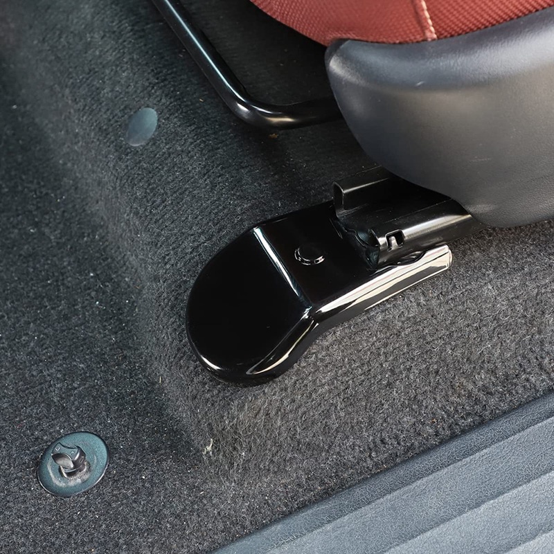 Đối với Toyota Hilux 2015-2021 Giá đỡ ghế chống bụi Cố định Bu lông Nắp trang trí Phụ kiện Màu đen 4PCS