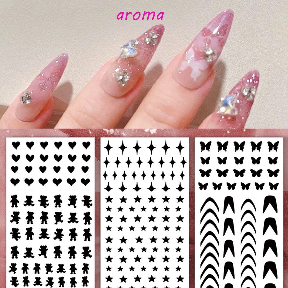 Khuôn Trang Trí Móng Tay Hình Gấu Và Ngôi Sao Thời Trang DIY