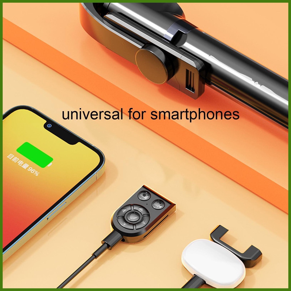 Giá Đỡ Ba Chân Mini Không Dây Điều Khiển Từ Xa Kèm Đèn Tròn Cố Định Cho Chụp Ảnh Selfie