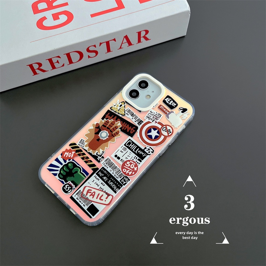 Ốp Điện Thoại Mềm Chống Sốc Màu Gradient Cho IPhone 14 13 12 11 Pro Max SE2020 X XR Xs Max 7 8 Plus