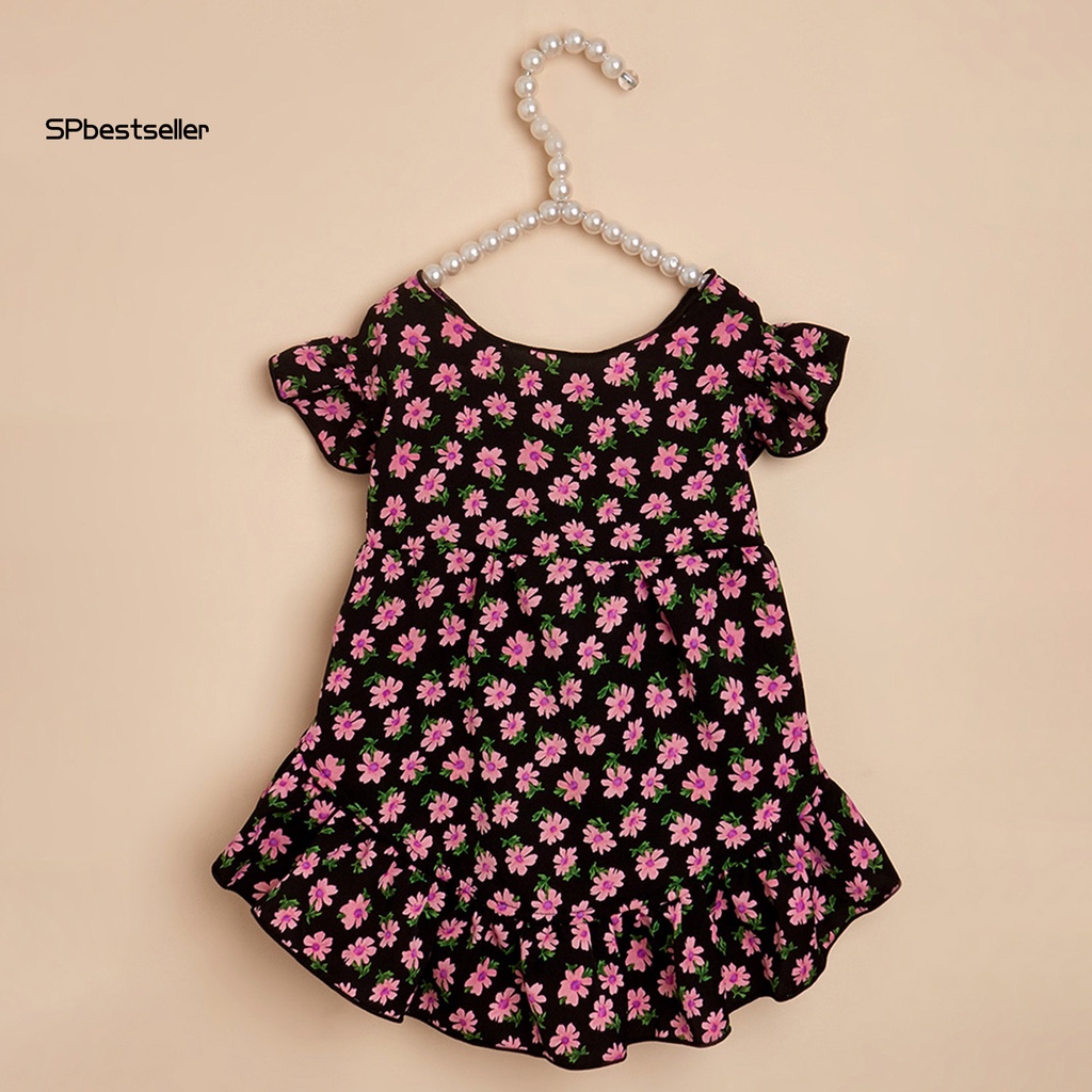 Đầm Cổ Tròn Đính Nút Nhấn Thời Trang Mùa Hè Xinh Xắn Cho Cún Cưng