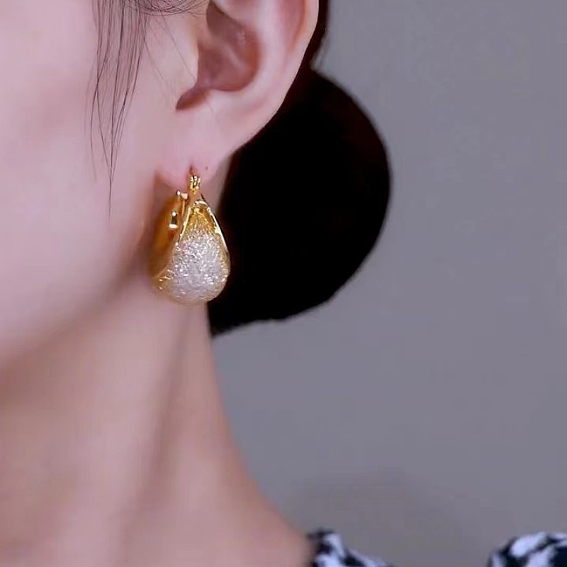 Bông Tai Mạ Bạc 925 Đính Kim Cương Sang Trọng