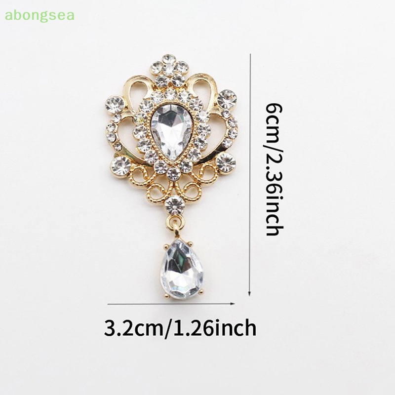 Trâm Cài Tóc Đính Đá 32 * 60MM Diy