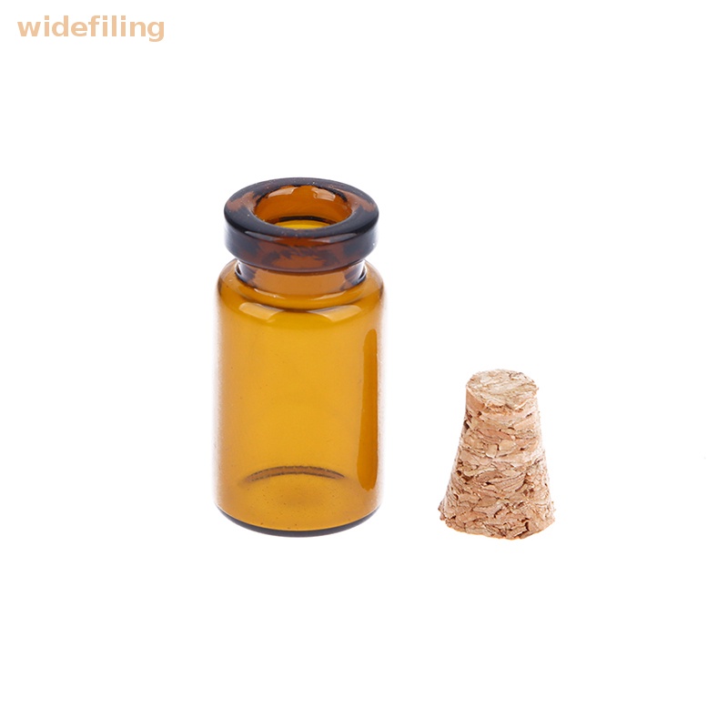 Bộ 10 Lọ Thủy Tinh Mini 1ml / 1.5ml Có Nút Bần