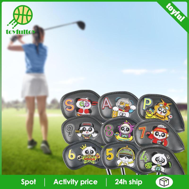 Set 9 Vỏ Bọc Đầu Gậy Đánh Golf Chống Nước Cho Nam