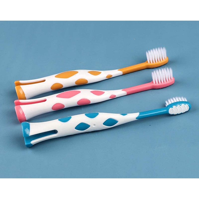 Set 4 Bàn Chải Đánh Răng Mềm Mại Vệ Sinh Răng Miệng Cho Bé Từ 2-12 Tuổi