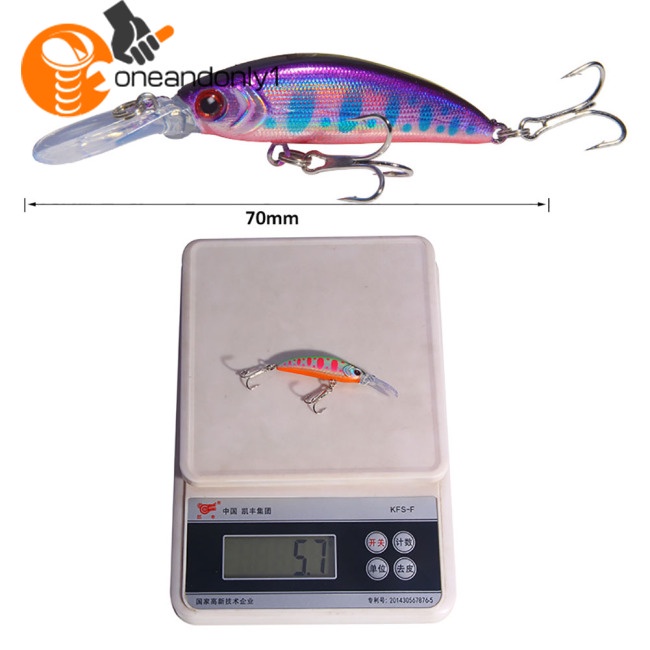 Mồi Câu Cá Giả Bằng Nhựa Cứng 5.7g / 7cm