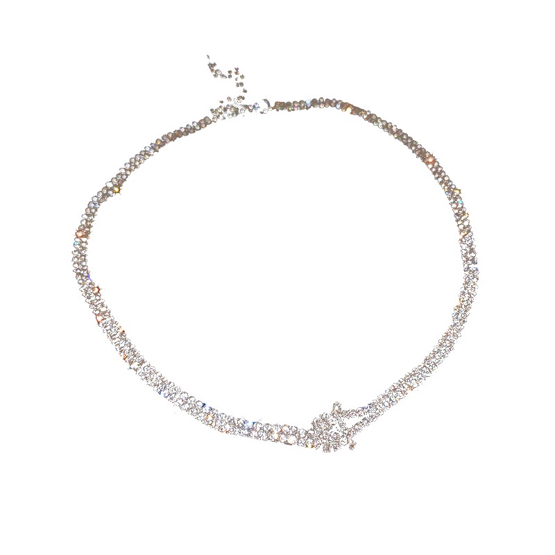 Vòng cổ Đính Đá Phong Cách Hip Hop Thời Trang Cho Nữ