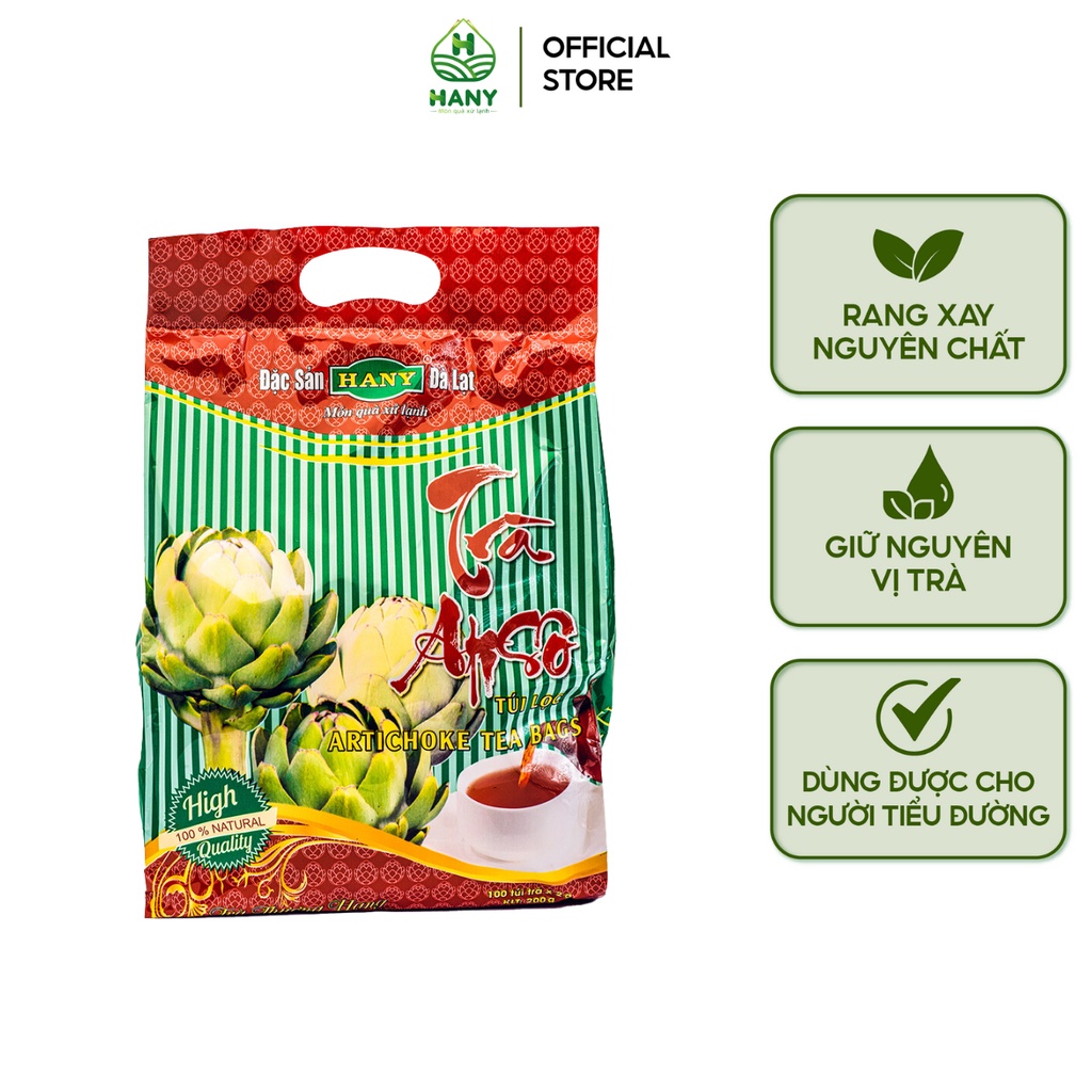 Trà Atiso HANY túi lọc 100 gói Đặc Sản Đà Lạt