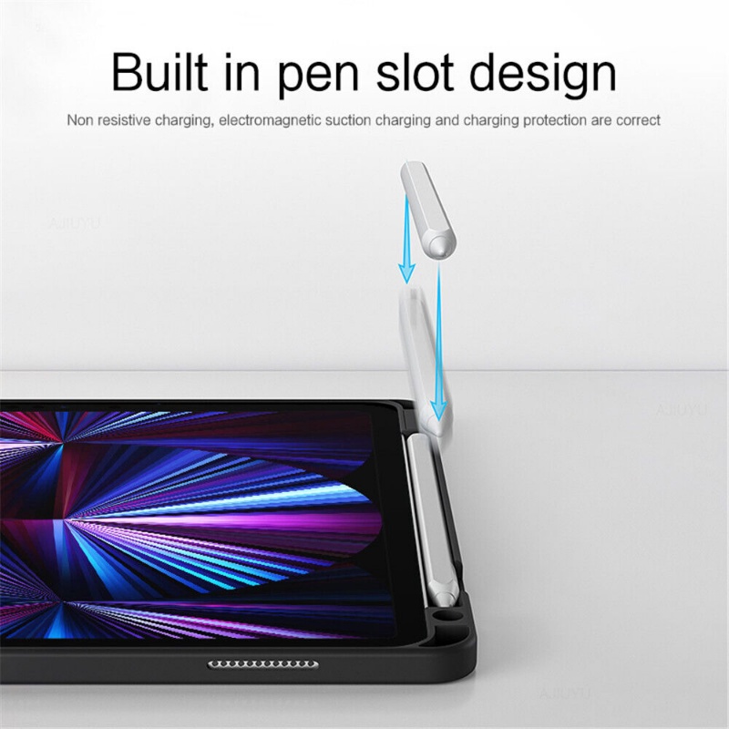 Ốp Máy Tính Bảng Da Có Bàn Phím Cảm Ứng Cho iPad 10 9 8 7 Gen Air 5 Pro 11 "12.9" 10.2 "10.9"