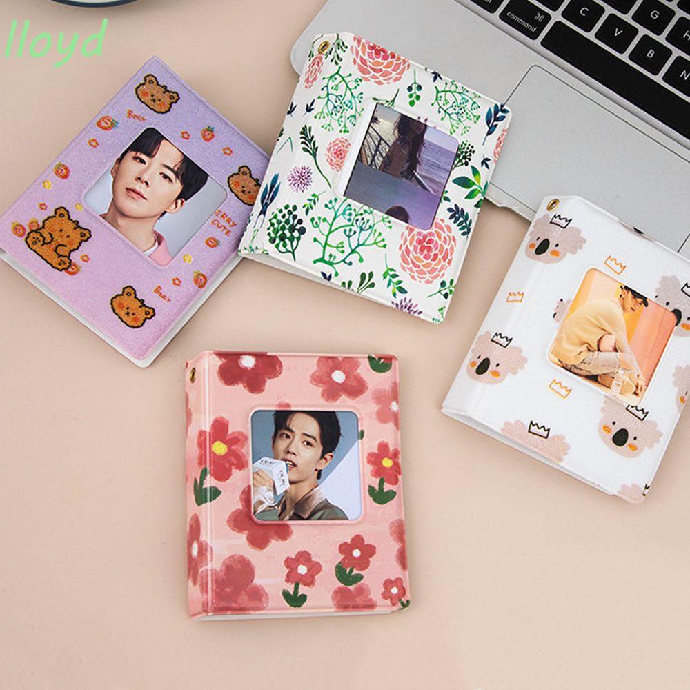 Bìa Đựng Ảnh/Ảnh 32 Ngăn 3 Inch Họa Tiết Ngôi Sao Màu Đồng Sành Điệu Ốp