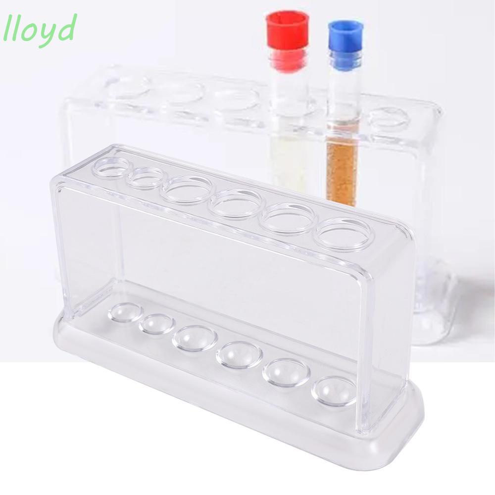 Giá Đỡ Ống Nghiệm 6 Lỗ Bằng Nhựa Trong Suốt