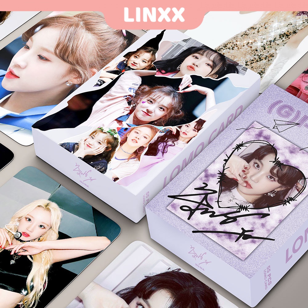Set 55 Tấm Thẻ Ảnh Lomo Các Thành Viên Nhóm Nhạc G-IDLE