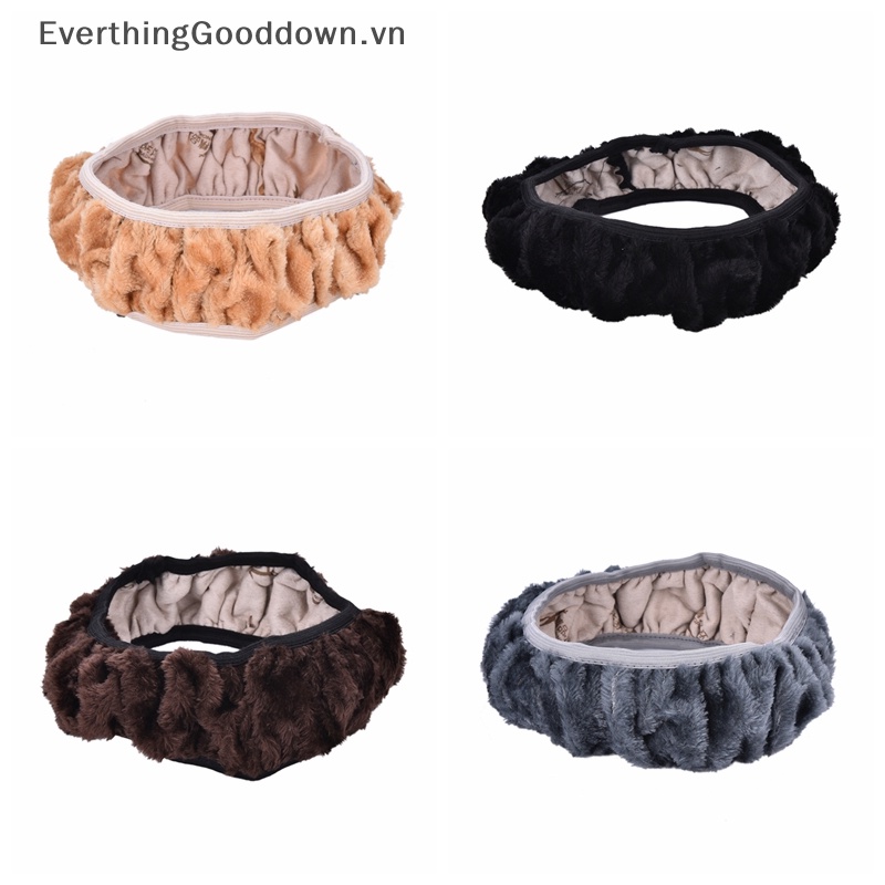 Everthinggooddown vn Bọc Vô Lăng Xe Hơi Bằng Lông Nhung Giữ Ấm Dáng Dài Thời Trang