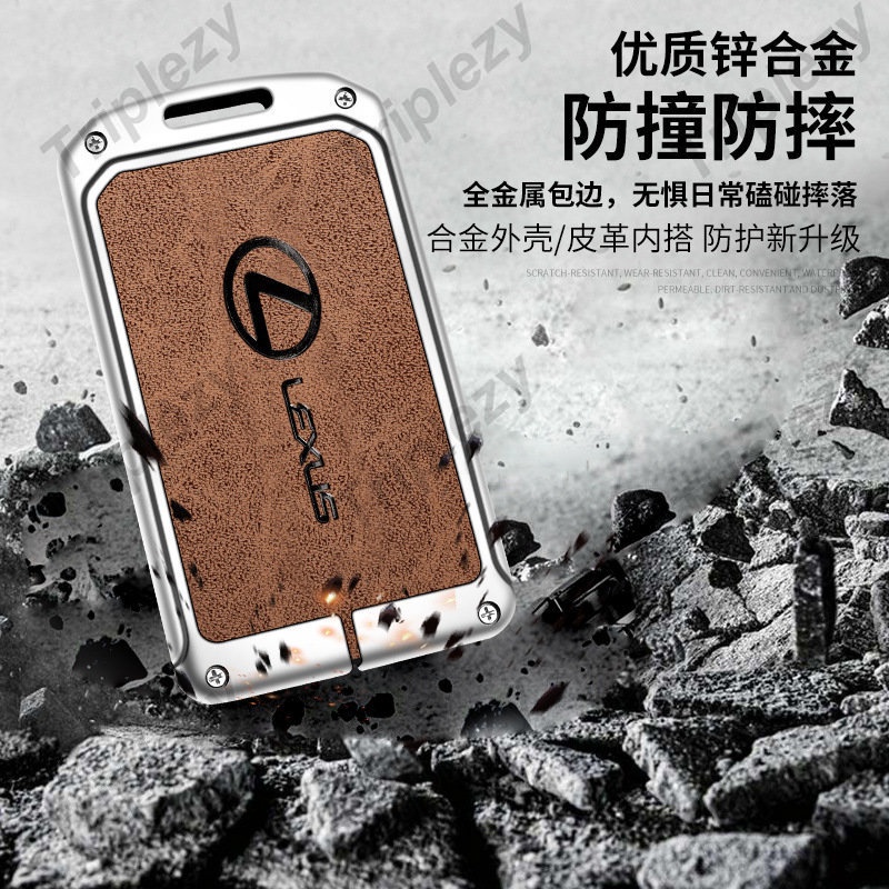 Vỏ Bọc Chìa Khóa Điều Khiển Từ Xa Thông Minh Bằng Hợp Kim Kẽm Cho Lexus ES IS NX RX RX LX 200 250 300 300H 350 350H 450e 400H + 450H + 500 2022