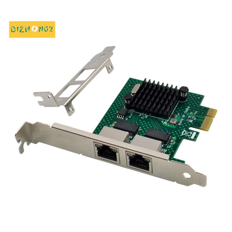 Thẻ mạng máy chủ Gigabit BCM5718 Thẻ điều hợp mạng cổng kép PCI Express X1 Tương thích với WOL PXE VLAN