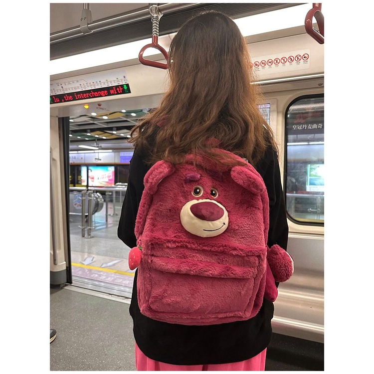 Ba Lô Học Sinh Cỡ Lớn 30X40 Họa Tiết Hoạt Hình Dễ Thương