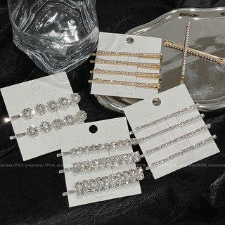 Set 4 Kẹp Tóc Đính Đá Lấp Lánh Thời Trang